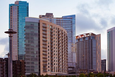 An Urban Skyline of Austin Texas