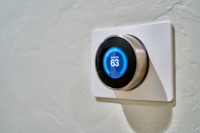 Smart thermostat is an example of integrating technology into luxury real estate.
